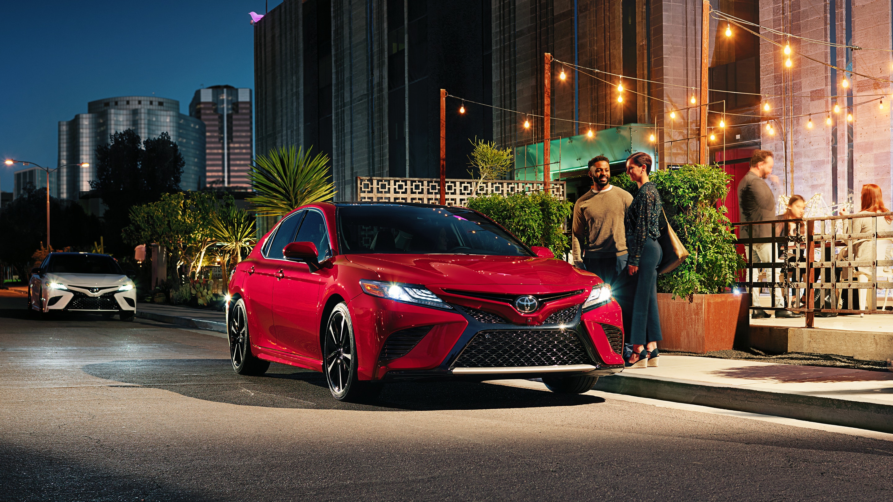 2019 Toyota Camry Front Red Exterior